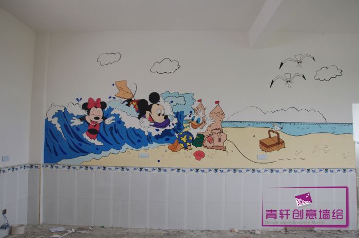 江西修水上衫中心幼儿园室内壁画
